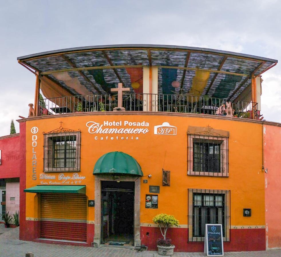 Hotel Posada Chamacuero Comonfort Exteriör bild